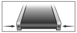 Adjust a treadmill belt