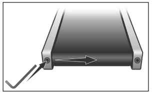 Adjust a treadmill belt